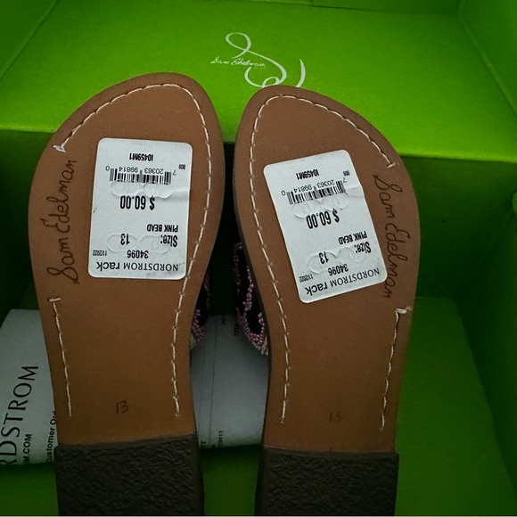Little girls Sam Edelman Pink Sandals - Picture 1 of 3